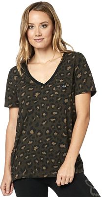 Fox Racing Women's Wild Child V-Neck T Shirt - Dirt