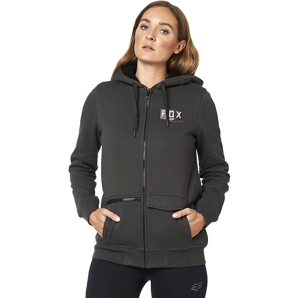 Fox Racing Women'S Lit Up Sherpa Fleece - Black Vintage