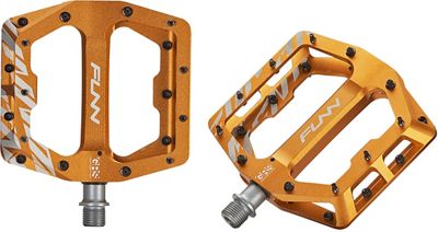 Funn Funndamental Mountain Bike Pedals - Orange, Orange