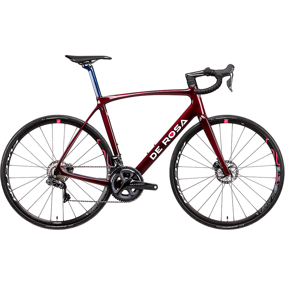 De Rosa Idol Racing 500 Disc (Ultegra Di2) 2020 - Rouge - 48cm (19), Rouge