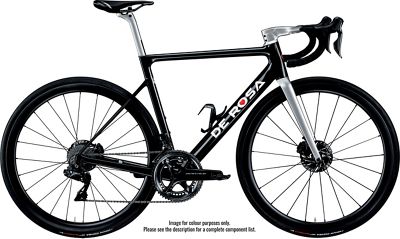 De Rosa Merak Racing 400 Disc (Ultegra Di2) 2020 - Noir - 50cm (19.5)