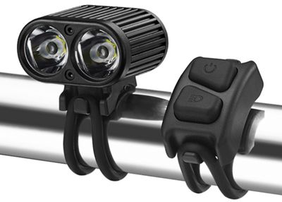 Gemini Duo 2200 Multisport 2-Cell Front Light - Black, Black