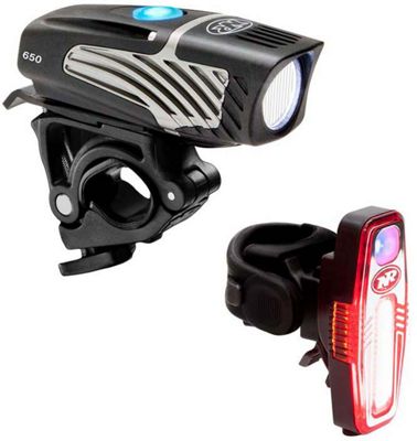 Éclairages Nite Rider Lumina Micro/Sabre (avant 650 et arrière 80 lumens) - Noir, Noir