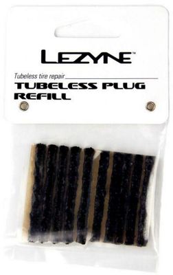 Lezyne Tubeless Plug Refill Puncture Repair - Black, Black