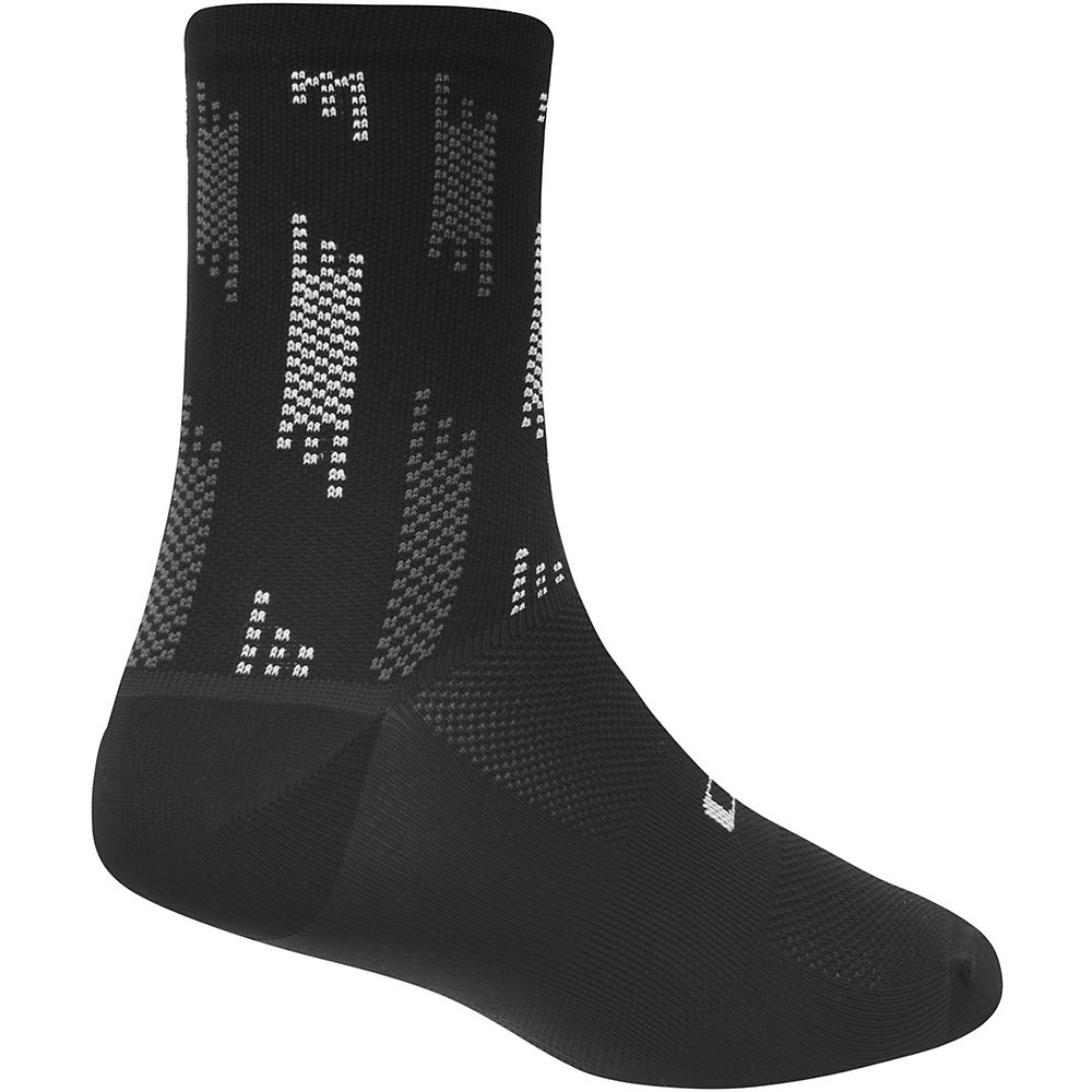 dhb Blok Sock - Rain Ikat - Noir - blanc - S/M, Noir - blanc
