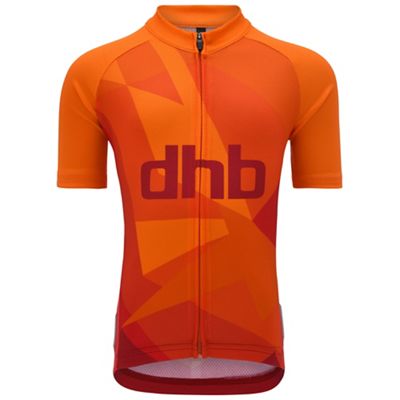Maglia bambini maniche corte dhb Sunrise  - Orange-Red - 8-10 Years, Orange-Red