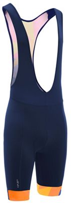 dhb Blok Bib Short - SIERRA - Navy-Orange - L}, Navy-Orange