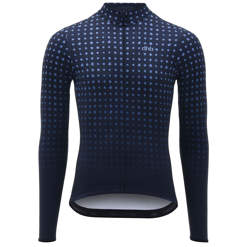 dhb Blok Long Sleeve Jersey - MICRO DOT - Marine, Marine