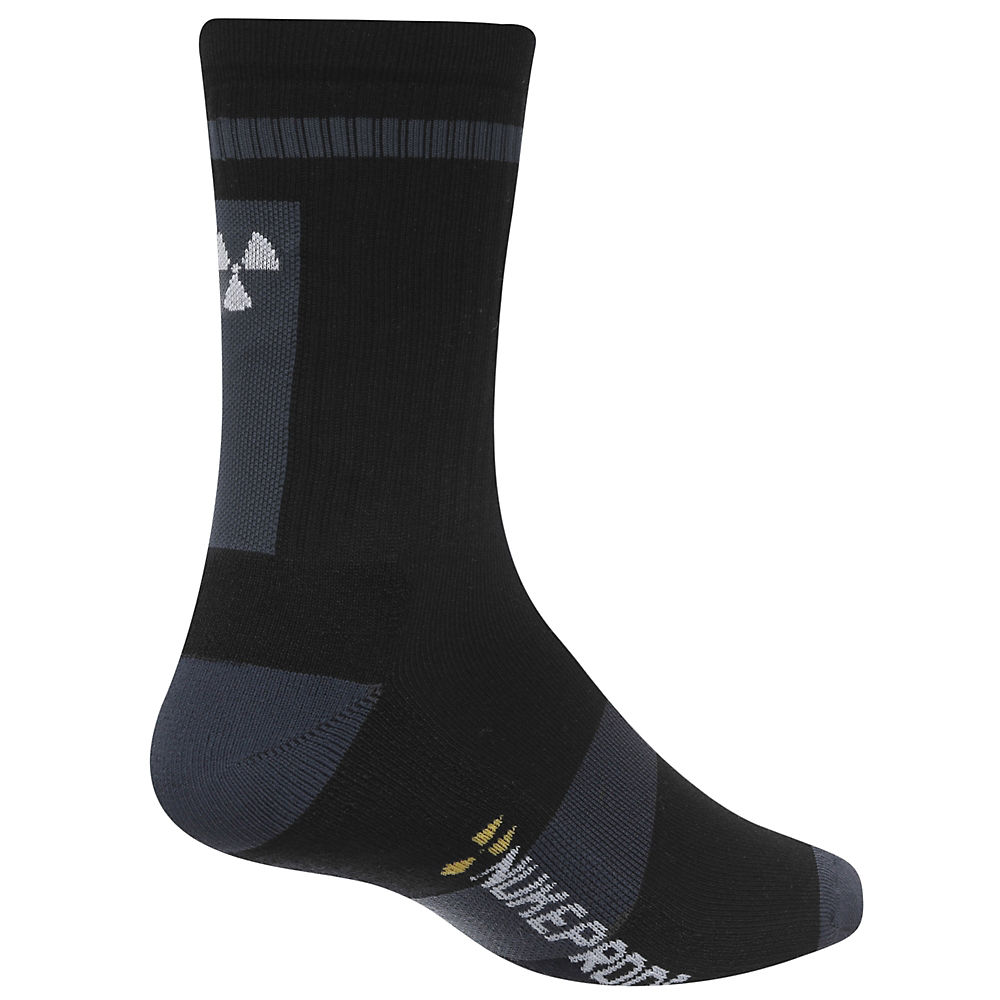 Nukeproof Blackline Sock - Noir-Gris - S/M, Noir-Gris