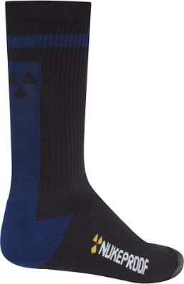 Calzini Nukeproof Blackline - Nero/Blu - S/M, Nero/Blu