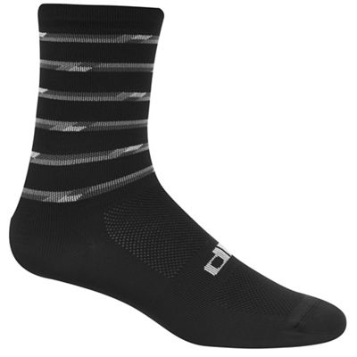 dhb Classic Sock - Strobe  - Noir-Gris - S/M, Noir-Gris