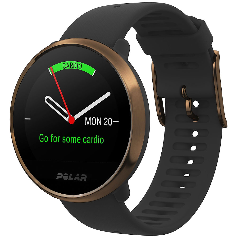 Montre GPS Polar Ignite (avec bracelet en silicone) 2019 - Copper - Black - M/L