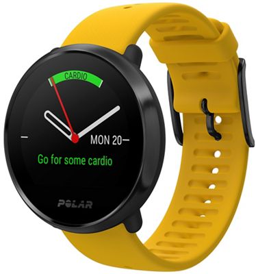 Montre GPS Polar Ignite (avec bracelet en silicone) 2019 - Yellow Silicone - M/L