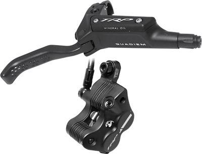 TRP Quadiem Disc Brakes - Matte Black - Left Hand - Front, Matte Black