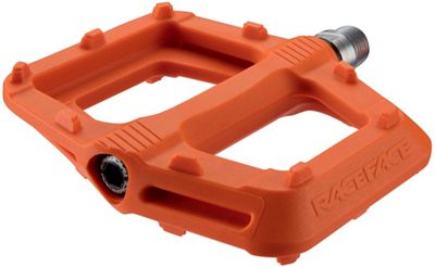 Race Face Ride Mountain Bike Pedals - Orange, Orange