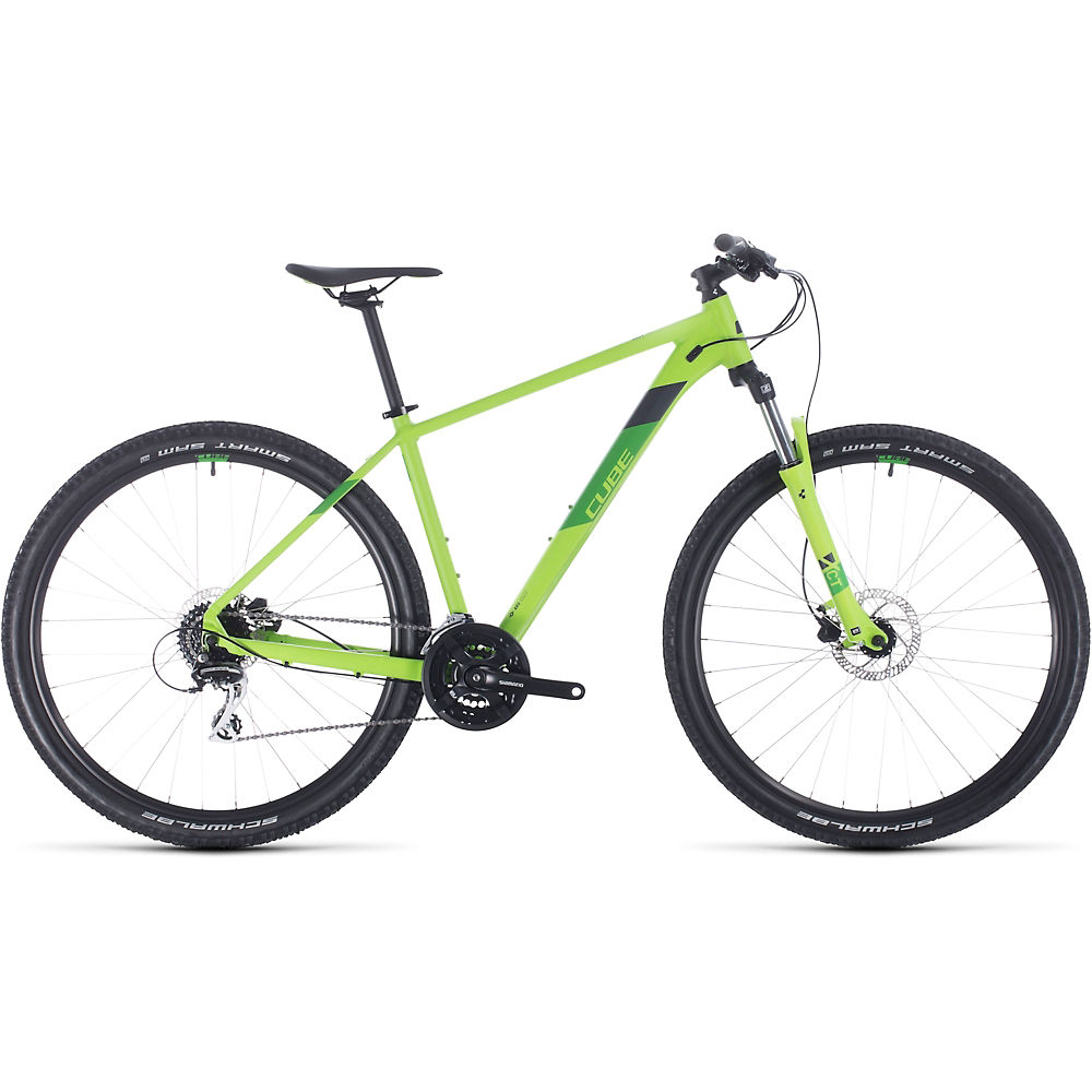 Cube Aim Pro 27.5 Hardtail Mountain Bike 2020 - Green - Iridium - 40cm (16)