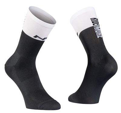 Northwave Work Less Ride More Socks  - Noir - blanc - XS, Noir - blanc