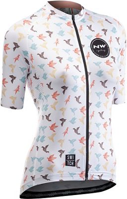 Northwave Women's Origami Short Sleeve Jersey  - Blanc - XL, Blanc
