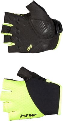 Northwave Fast Short Finger Gloves  - Yellow Fluo/Nero, Yellow Fluo/Nero