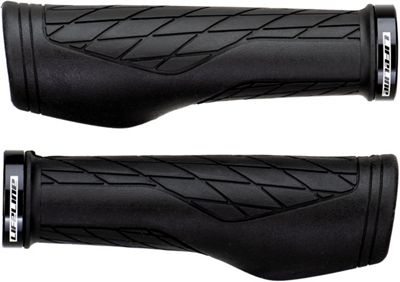 LifeLine Single Clamp Comfort Ergo Bar Grips - Black - 132mm}, Black