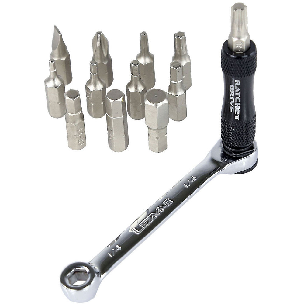 Lezyne Ratchet Kit - Noir argent, Noir argent