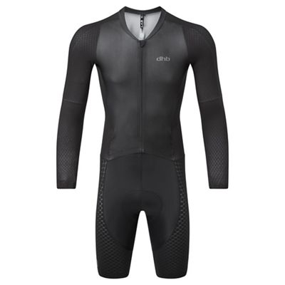 dhb Aeron Lab Raceline Long Sleeve Speedsuit - Black - S}, Black