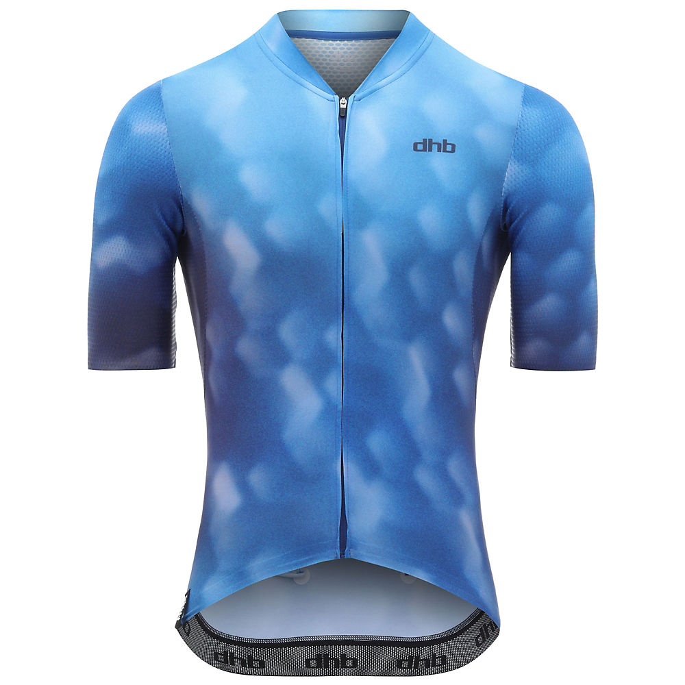 dhb Aeron Speed Short Sleeve Jersey - Bokeh - Bleu - XS, Bleu