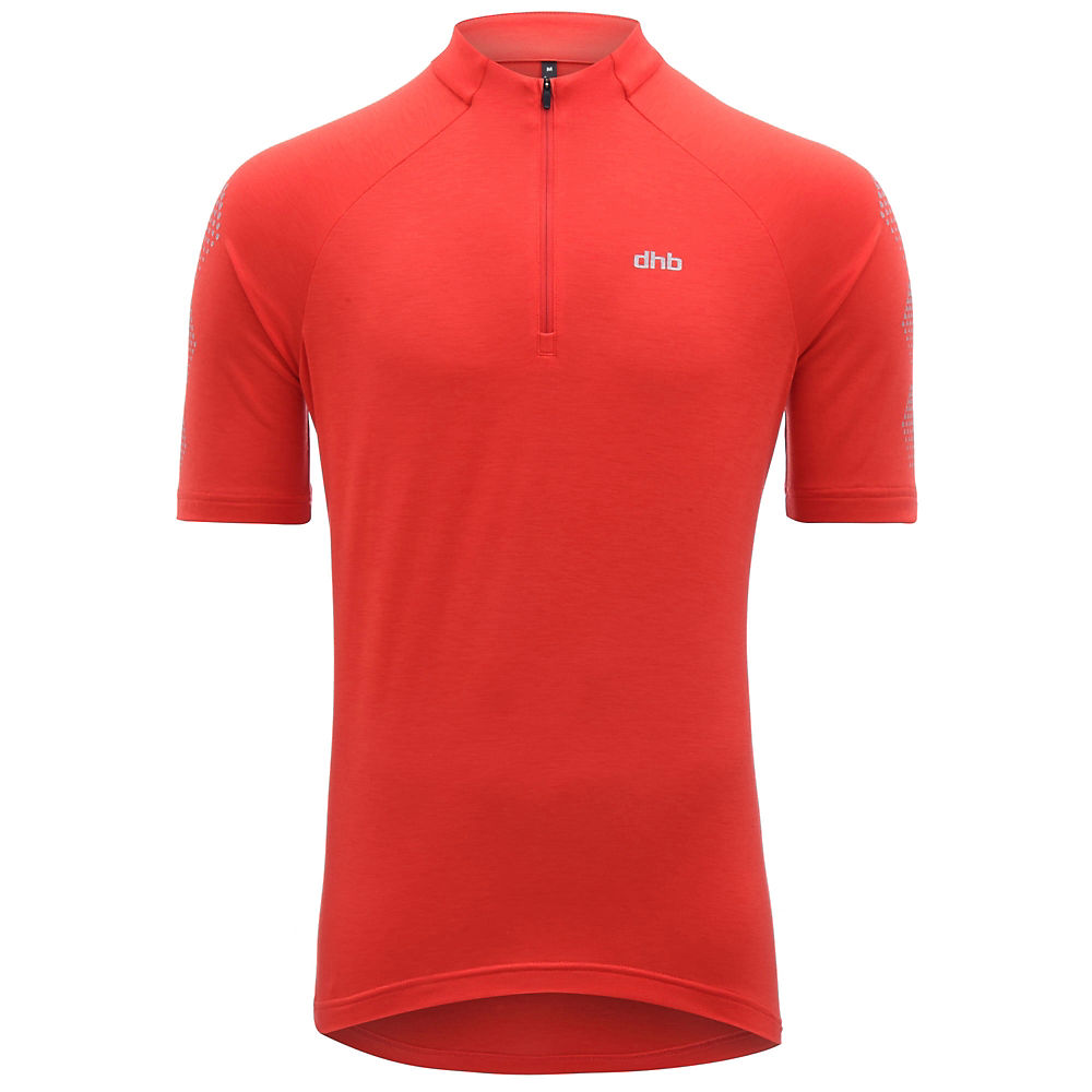 dhb Flashlight Short Sleeve Jersey - Rouge, Rouge