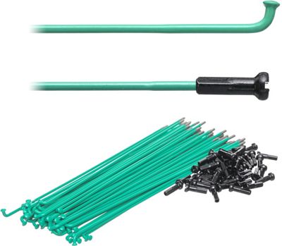 Proper Double Butted Spokes - Green