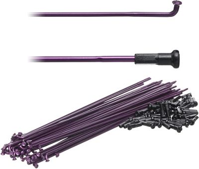 Proper Double Butted Spokes - Trans Purple, Trans Purple