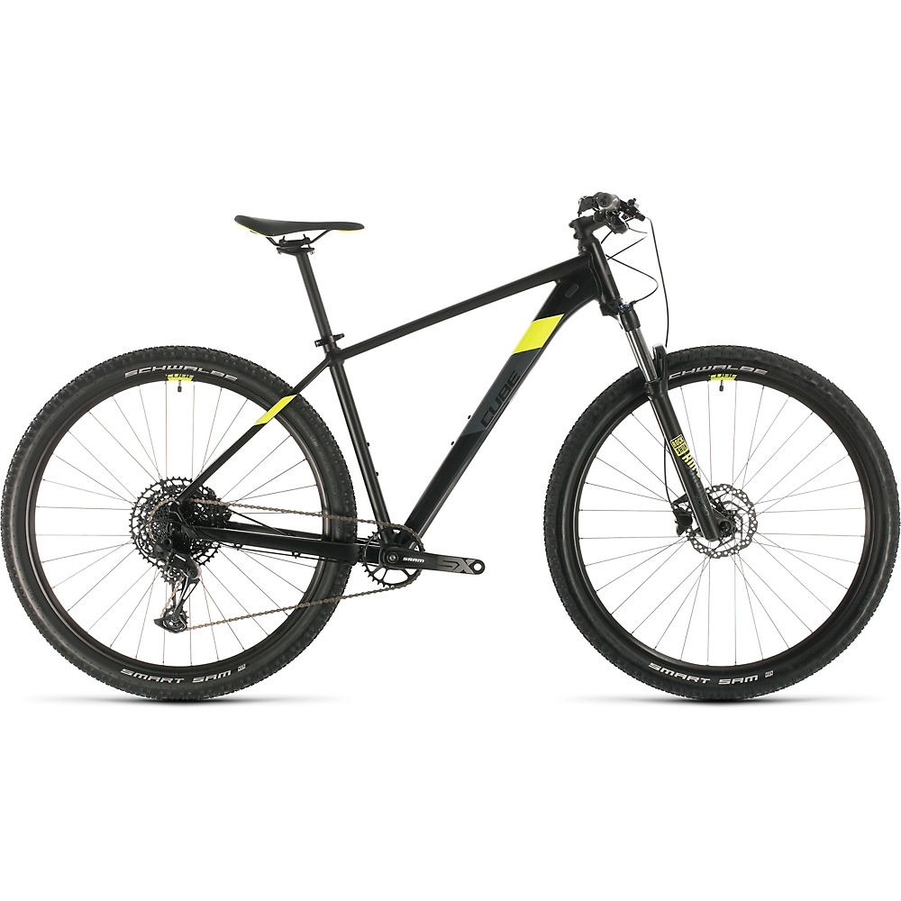 Cube Analog 27.5 Hardtail Bike 2020 - Noir - Jaune flash - 36cm (14)