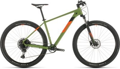 VTT semi-rigide Cube Analog (29 pouces) 2020 - Green - Orange - 58.5cm (23)