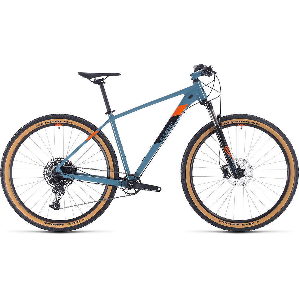 VTT rigide Cube Acid (29 pouces) 2020 - Bluegrey - Orange - 53cm (21)
