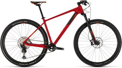 Cube Reaction C:62 Pro 29 Hardtail Bike 2020 - Red - Orange - 53cm (21)