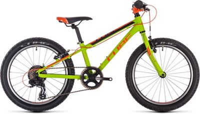 Image of Cube Acid 200 Kids Bike 2020 - Kiwi - Black - Orange - 20", Kiwi - Black - Orange