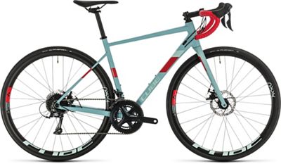 Cube Axial WS Pro Womens Road Bike 2020 - Greyblue - Coral - 53cm (21)