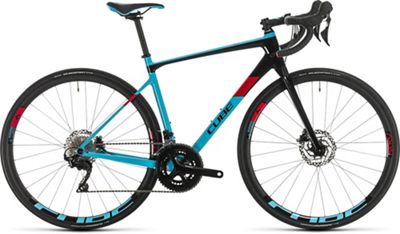 Cube Axial WS GTC Pro Womens Road Bike 2020 - Lightblue - Red - 50cm (19.5)