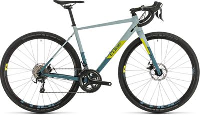 Cube Nuroad WS Womens Road Bike 2020 - Greyblue - Lime - 58cm (22.75)