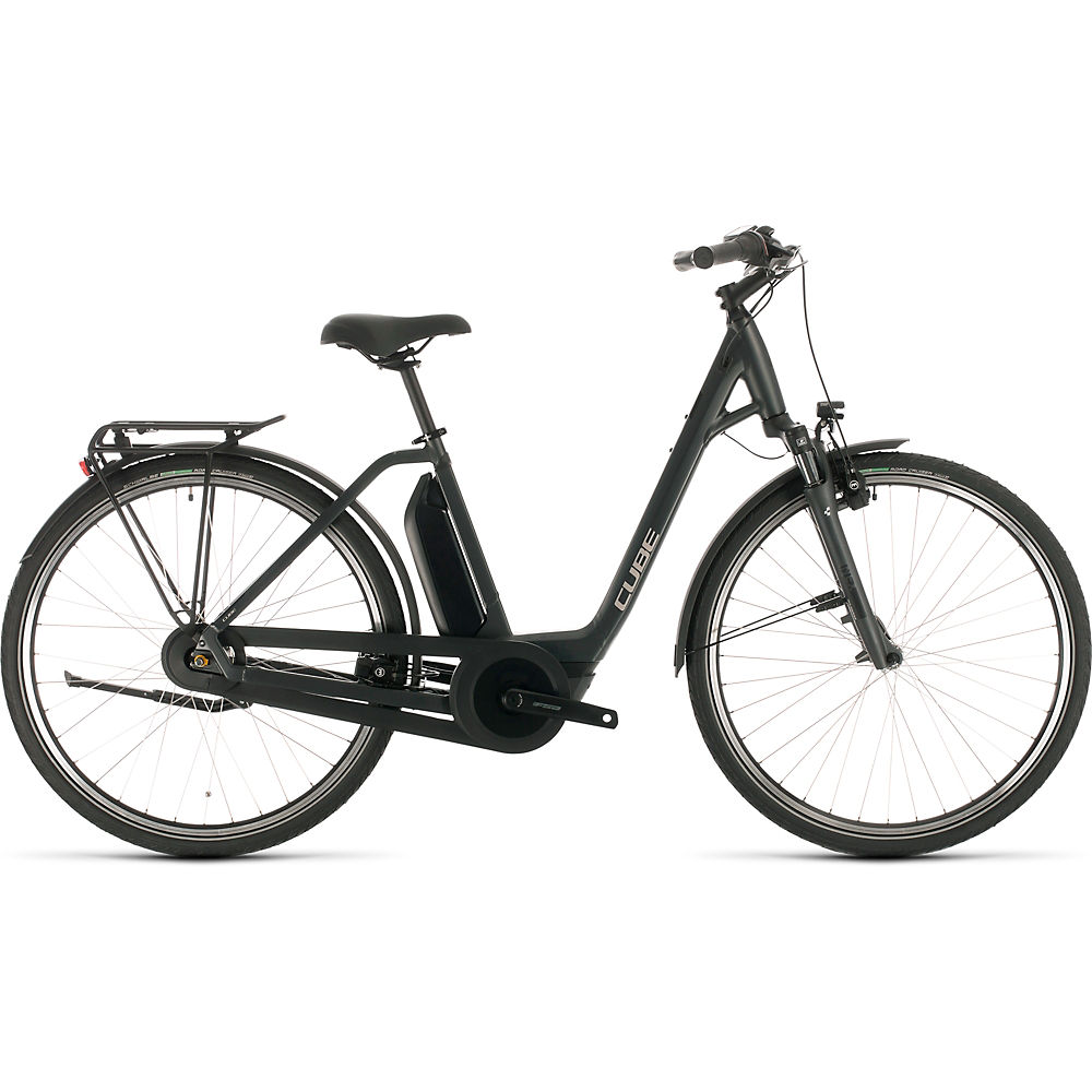 Cube Town Hybrid One 400 E-Bike 2020 - Iridium - Black - 50cm (19.5)