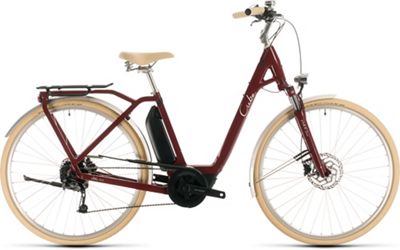 Cube Ella Ride Hybrid 500 E-Bike 2020 - Rouge - Blanc - 54cm (21)