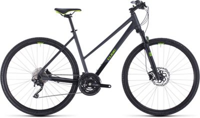 Cube Cross Pro Trapeze Urban Bike 2020 - Iridium - Vert - 46cm (18)