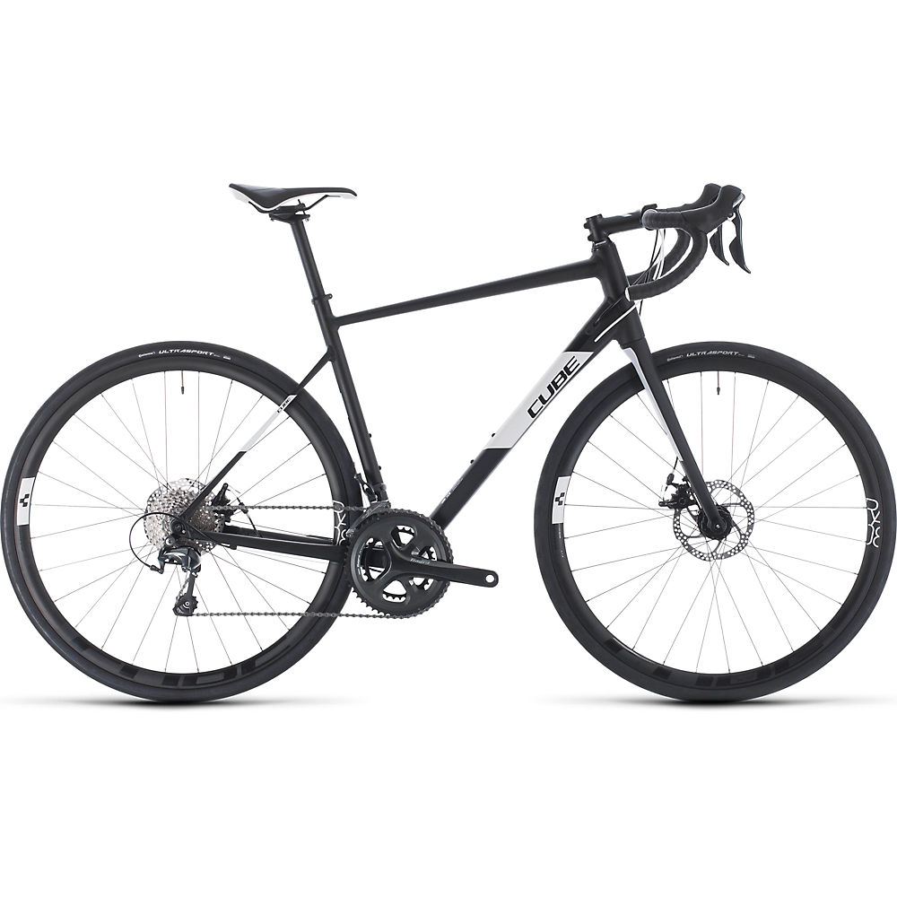 Cube Attain Race Road Bike 2020 - Noir - Blanc - 56cm (22)