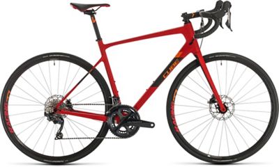 Cube Attain GTC SL Road Bike 2020 - Red - Orange - 62cm (24.5)