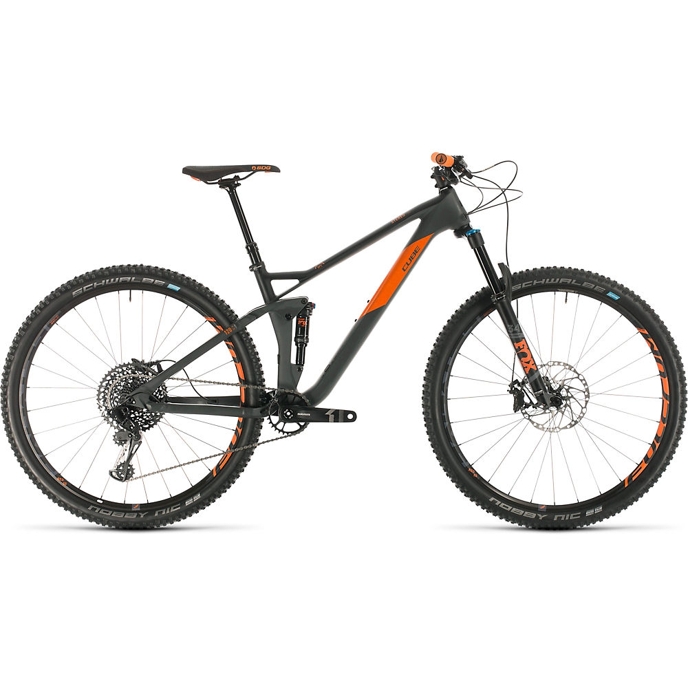 Cube Stereo 120 HPC TM 29 Suspension Bike 2020 - Gris - Orange - 51cm (20)