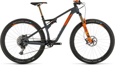 Cube AMS 100 C:68 TM 29 Suspension Bike 2020 - Gris - Orange - 46cm (18)
