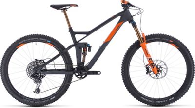 Cube Stereo 140 HPC TM 27.5 Suspension Bike 2020 - Gris - Orange - 57cm (22)
