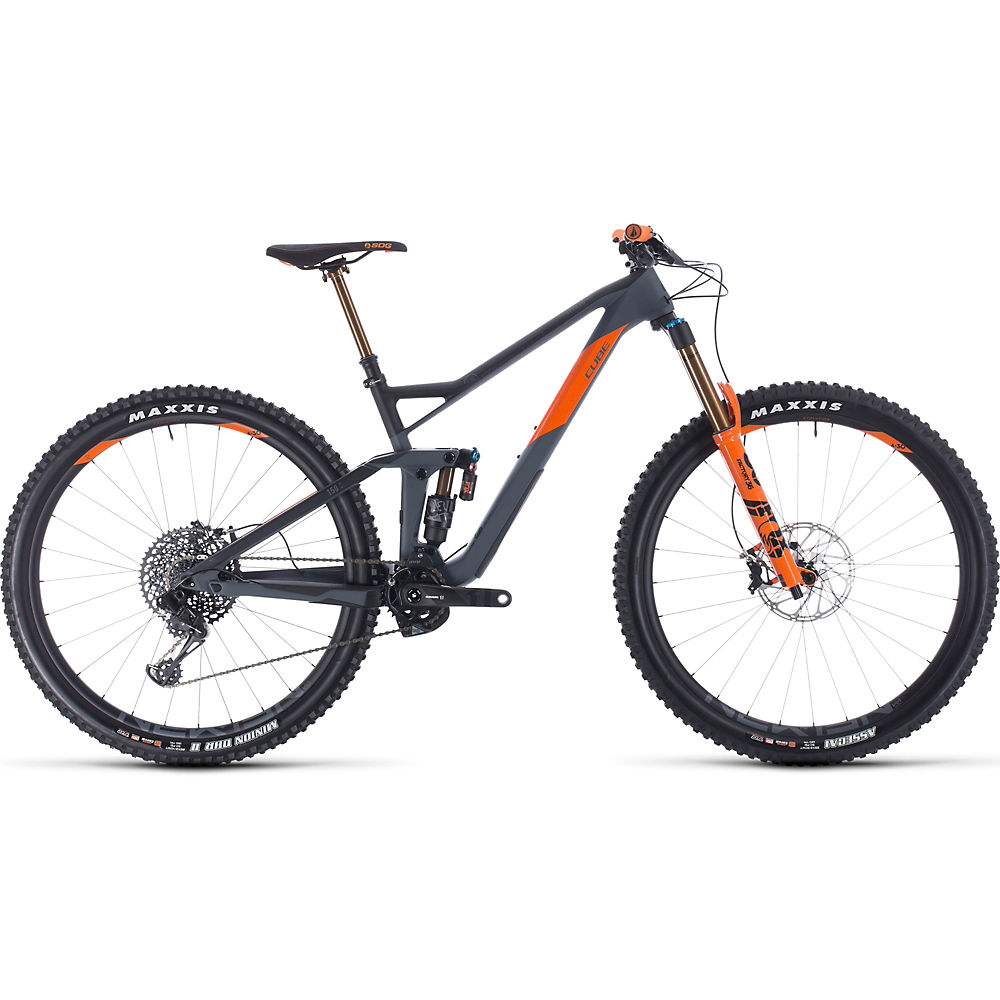 Cube Stereo 150 C:68 TM 29 Suspension Bike 2020 - Gris - Orange - 51cm (20)