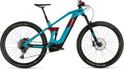 Cube Stereo Hybrid 140 HPC Race 625 29 E-Bike 2020 - Petrol - Red - 51cm (20)
