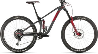 Cube Stereo 170 TM 29 Suspension Bike 2020 - Gris - Rouge - 46cm (18)