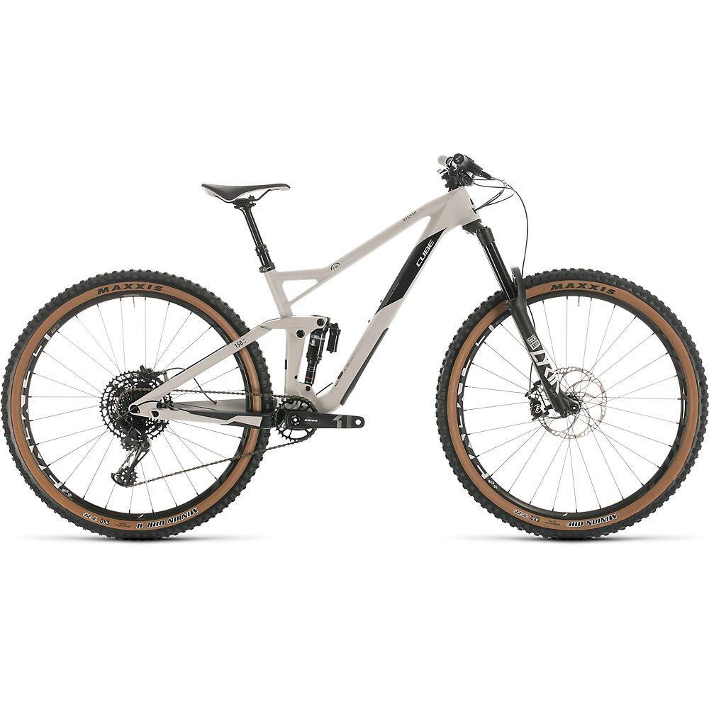 Cube Stereo 150 C:62 Race 29 Suspension Bike 2020 - Grey - Carbon - 40cm (16)